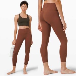 Lululemon Wunder Under HR Tights 25” Leggings Luxtreme Ancient Copper